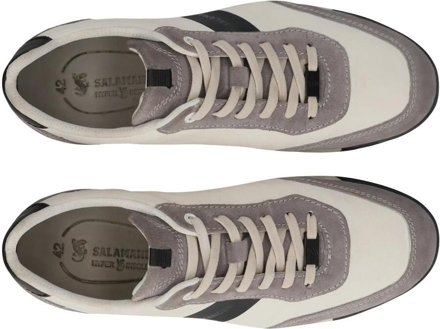 SALAMANDER Sneakers laag taupe zwart eierschaal - Foto 2