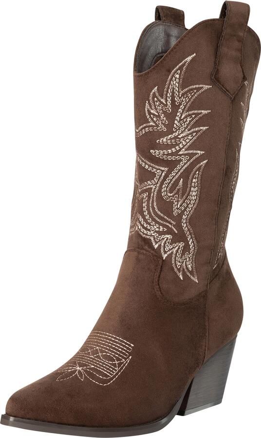 Salinyang Cowboylaarzen beige bruin - Foto 2