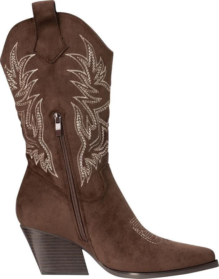 Salinyang Cowboylaarzen beige bruin
