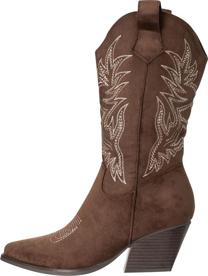 Salinyang Cowboylaarzen beige bruin - Foto 4