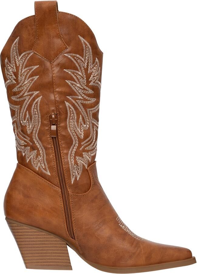 Salinyang Cowboylaarzen beige camel