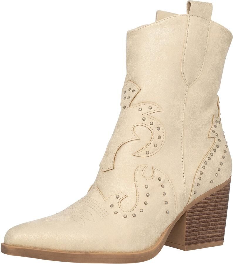 Salinyang Cowboylaarzen beige