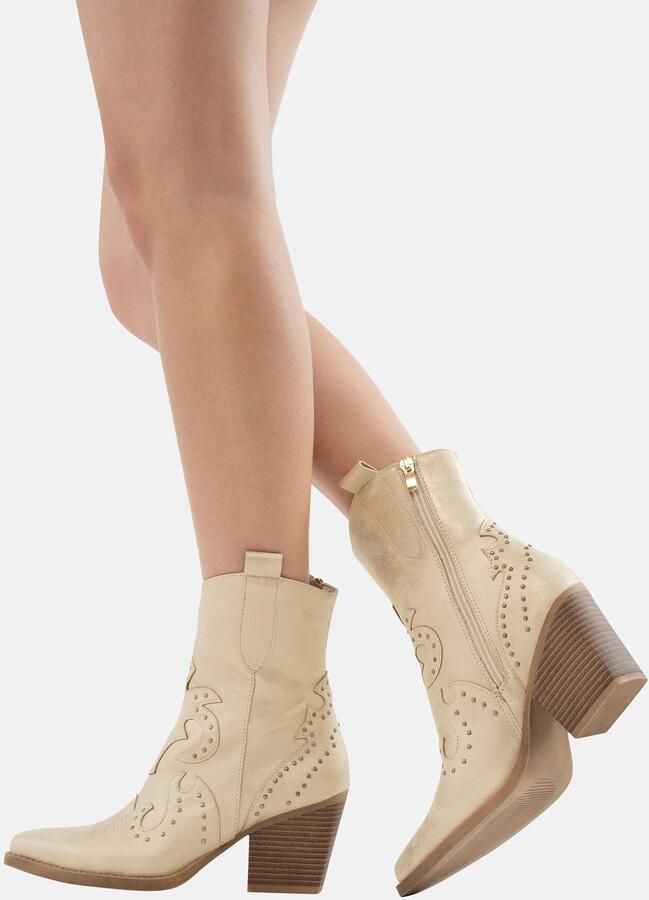 Salinyang Cowboylaarzen beige - Foto 4