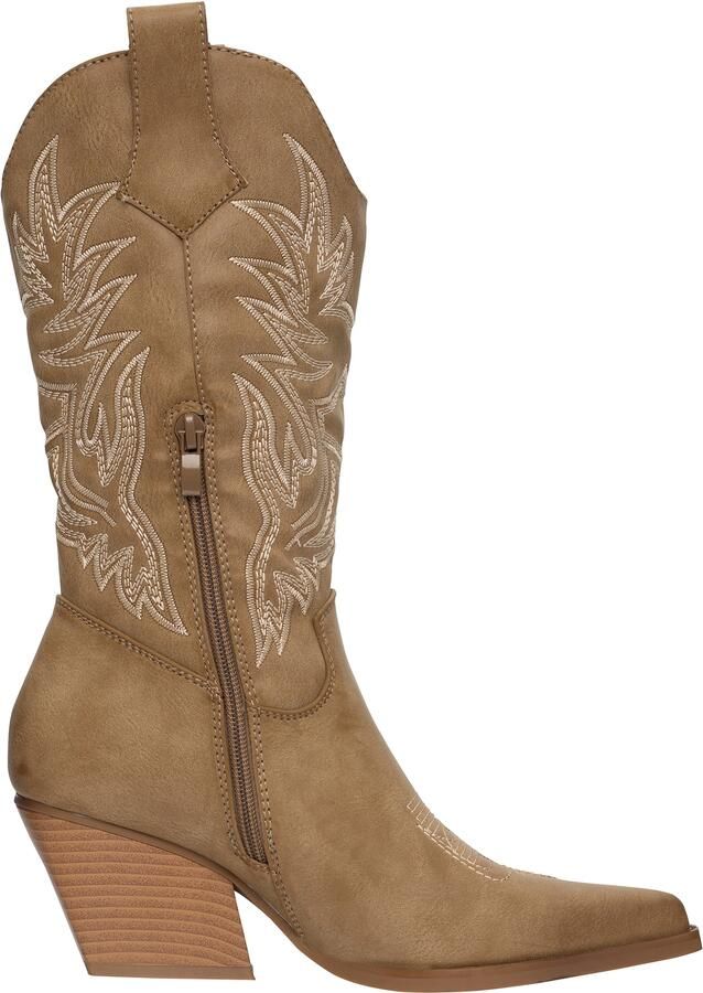 Salinyang Cowboylaarzen beige kaki
