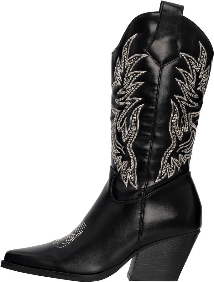 Salinyang Cowboylaarzen beige zwart - Foto 6