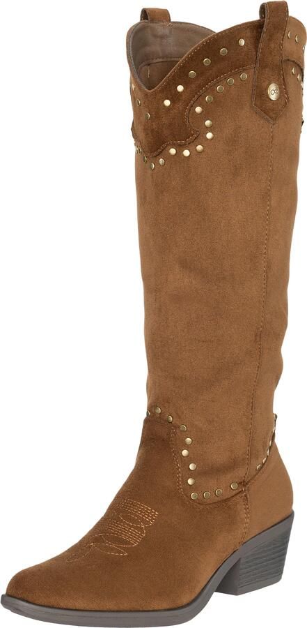 Salinyang Cowboylaarzen cognac goud