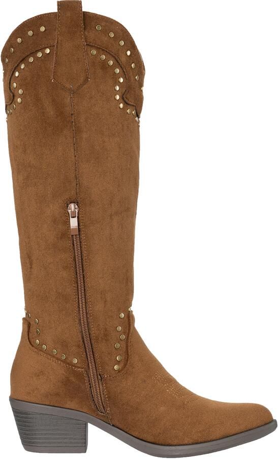 Salinyang Cowboylaarzen cognac goud - Foto 3