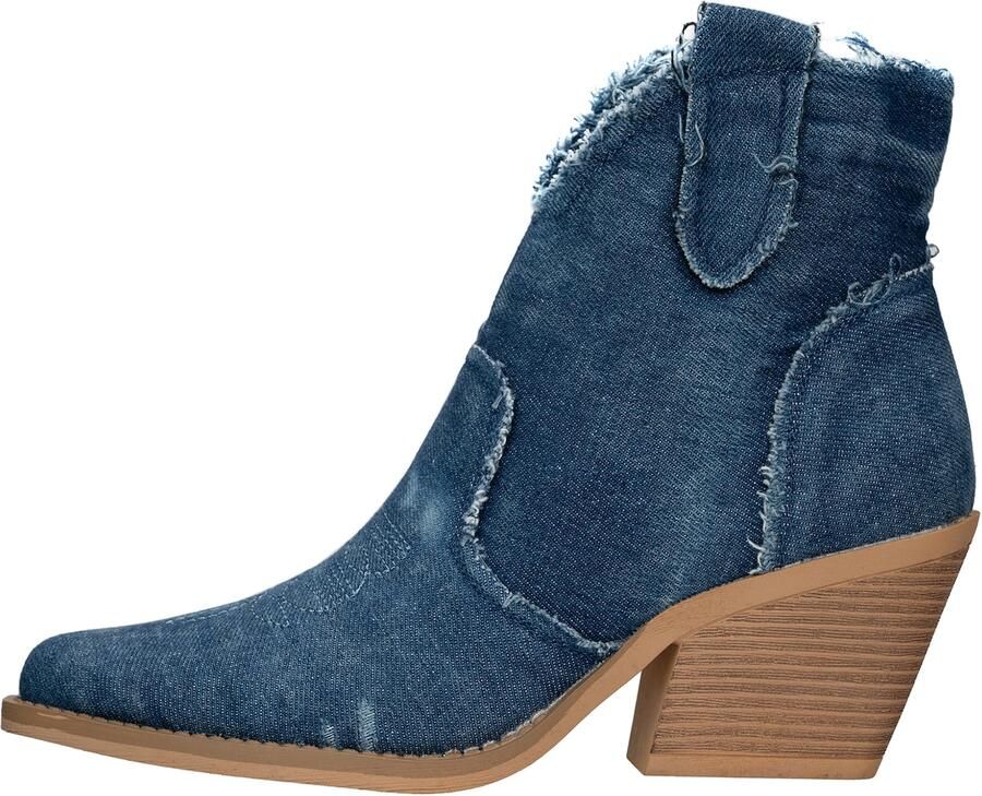 Salinyang Cowboylaarzen donkerblauw - Foto 6