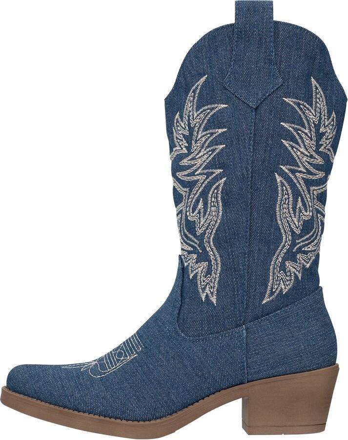 Salinyang Cowboylaarzen donkerblauw - Foto 5
