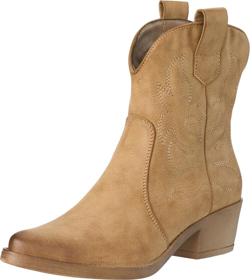 Salinyang Cowboylaarzen kaki