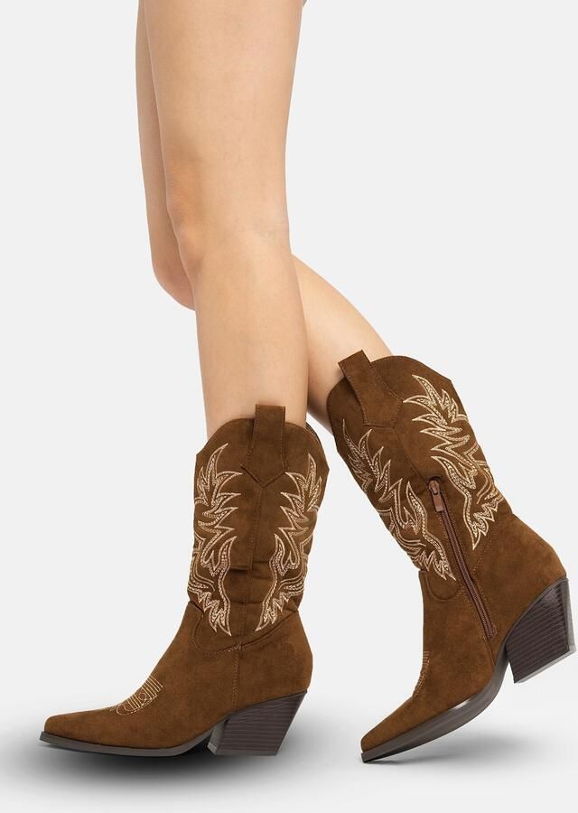 Salinyang Cowboylaarzen karamel - Foto 4