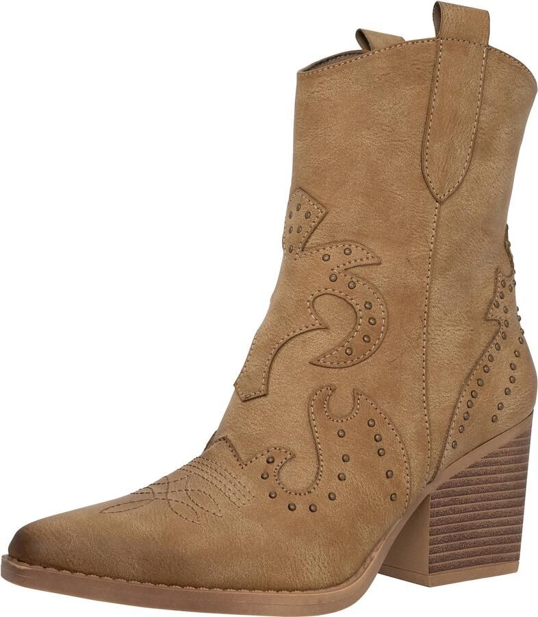 Salinyang Cowboylaarzen karamel - Foto 5