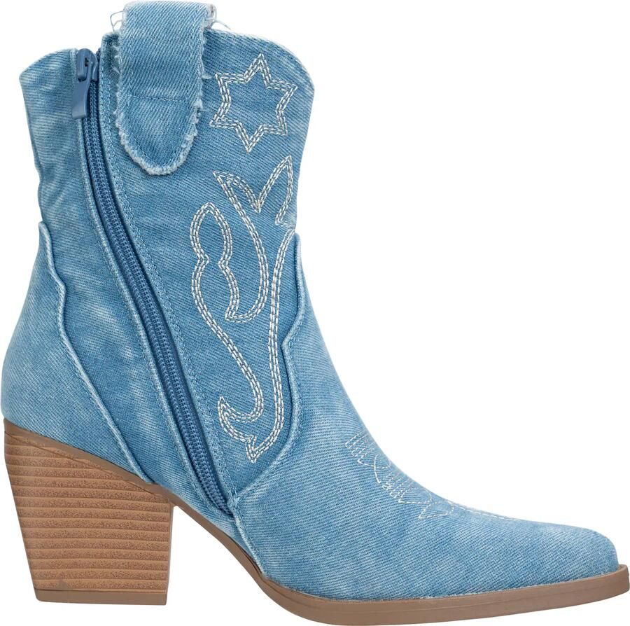 Salinyang Cowboylaarzen royal blue koningsblauw - Foto 3