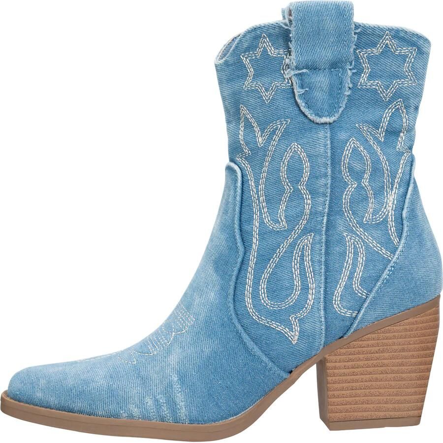 Salinyang Cowboylaarzen royal blue koningsblauw - Foto 2