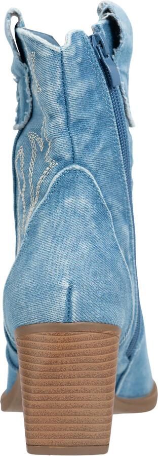 Salinyang Cowboylaarzen royal blue koningsblauw - Foto 6