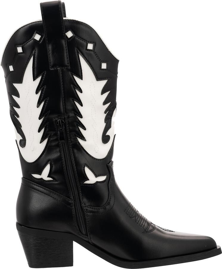 Salinyang Cowboylaarzen zwart wit - Foto 2