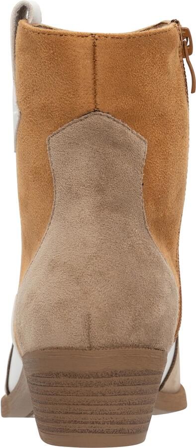 Salinyang Enkellaarsje camel cognac wit - Foto 4