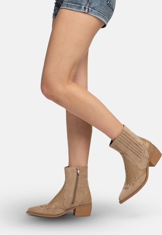 Salinyang Enkellaarsjes beige - Foto 4