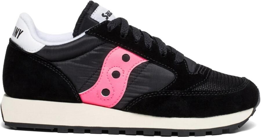 Saucony Dames Sneakers Jazz Original Vintage Black Pink Zwart