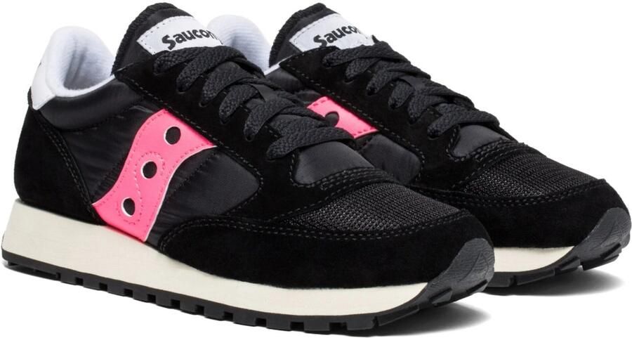 Saucony Dames Sneakers Jazz Original Vintage Black Pink Zwart - Foto 2