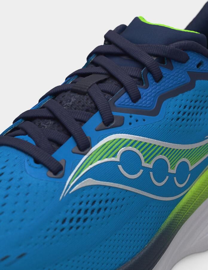 Saucony Loopschoen 'GUIDE 19' kobaltblauw lichtgroen - Foto 4