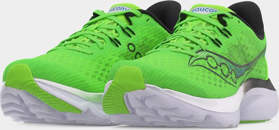 Saucony Loopschoen 'KINVARA 16' blauw limoen zwart - Foto 6