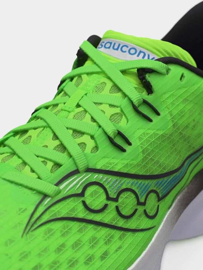 Saucony Loopschoen 'KINVARA 16' blauw limoen zwart - Foto 4