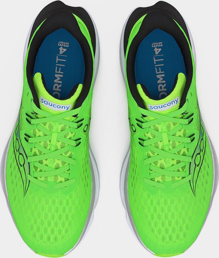 Saucony Loopschoen 'KINVARA 16' blauw limoen zwart - Foto 3