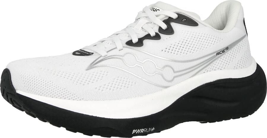 Saucony Ride 19 M Heren Hardloopschoenen Running Schoenen Wit S21055 - Foto 2