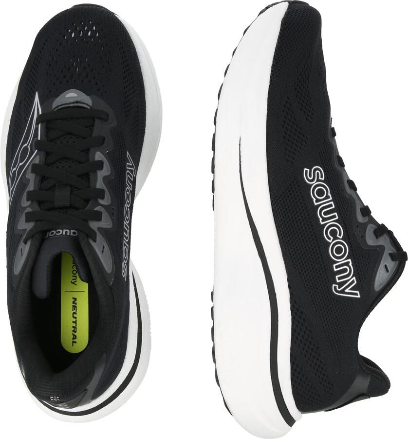 Saucony Loopschoen 'RIDE 19' zwart zilver wit - Foto 3