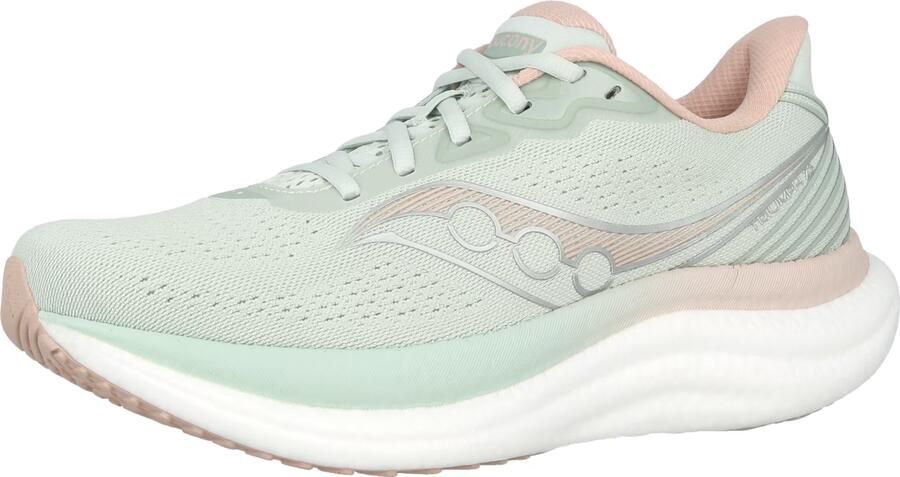 Saucony Loopschoen 'Triumph 23' mintgroen poederroze zilver - Foto 2