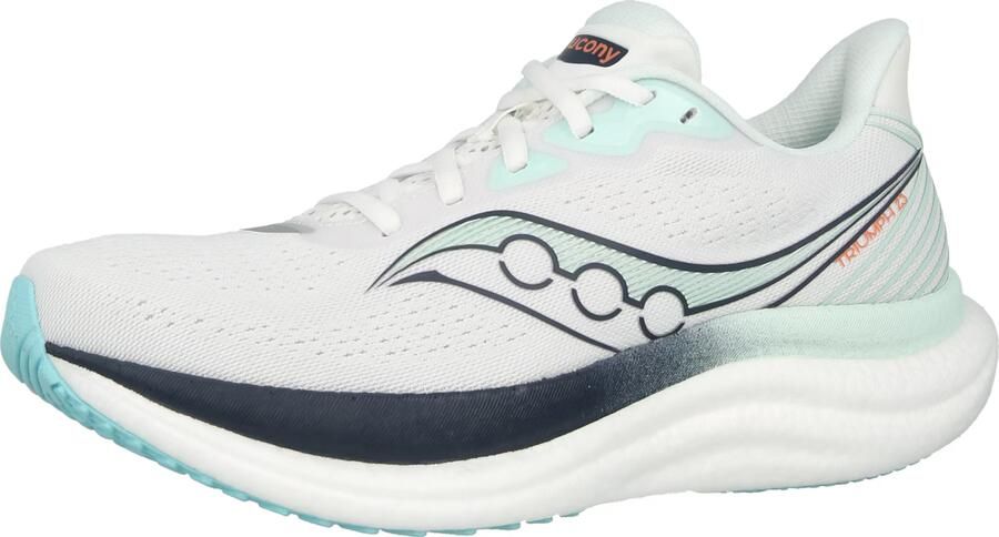 Saucony Women's Triumph 23 Hardloopschoenen grijs wit - Foto 2