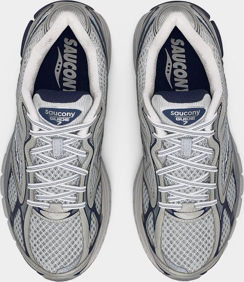 Saucony Sneakers laag 'PROGRID GUIDE 7' antraciet aardetinten zilver - Foto 9