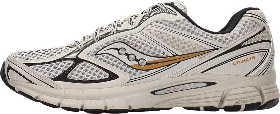 Saucony Sneakers laag 'PROGRID GUIDE 7' ecru donkeroranje zwart - Foto 9