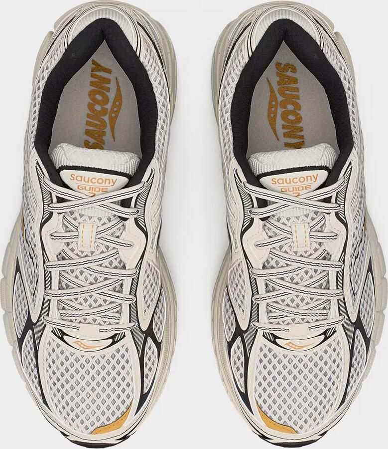 Saucony Sneakers laag 'PROGRID GUIDE 7' ecru donkeroranje zwart - Foto 10