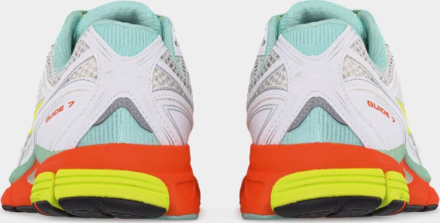 Saucony Sneakers laag 'PROGRID GUIDE 7' turquoise geel donkeroranje wit - Foto 5