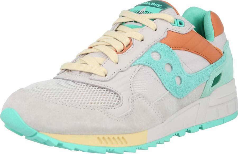 Saucony Sneakers laag 'SHADOW 5000' lichtgrijs jade groen oranje - Foto 7