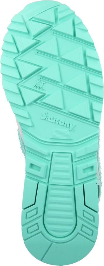 Saucony Sneakers laag 'SHADOW 5000' lichtgrijs jade groen oranje - Foto 9