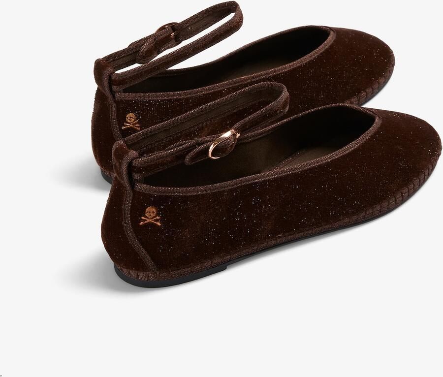 Scalpers Ballerina met riempjes brons - Foto 2