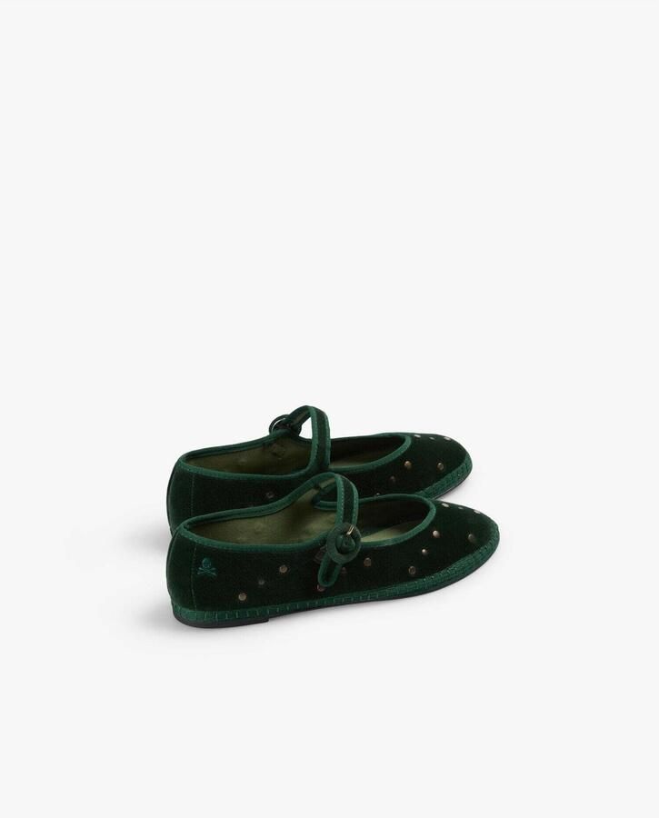 Scalpers Ballerina met riempjes ' groen - Foto 2