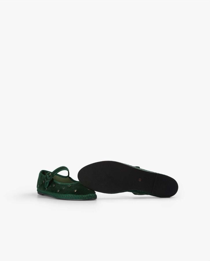 Scalpers Ballerina met riempjes ' groen - Foto 3