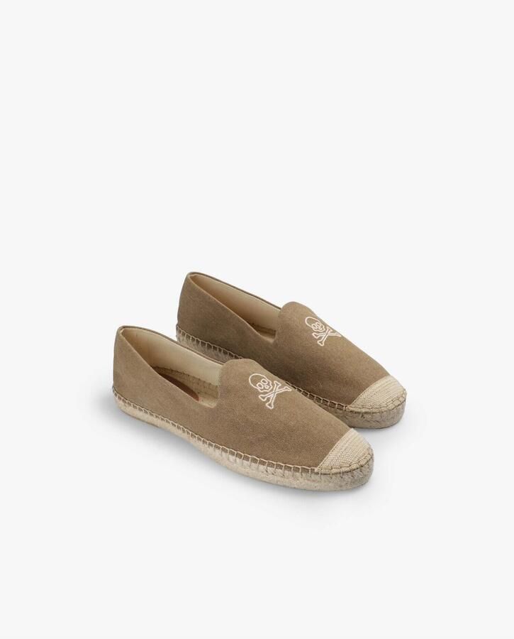 Scalpers Espadrilles 'Skull' taupe offwhite - Foto 2