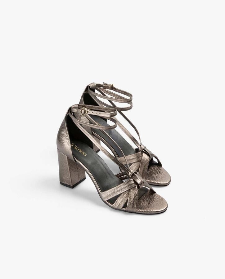 Scalpers Sandalen met riem brons