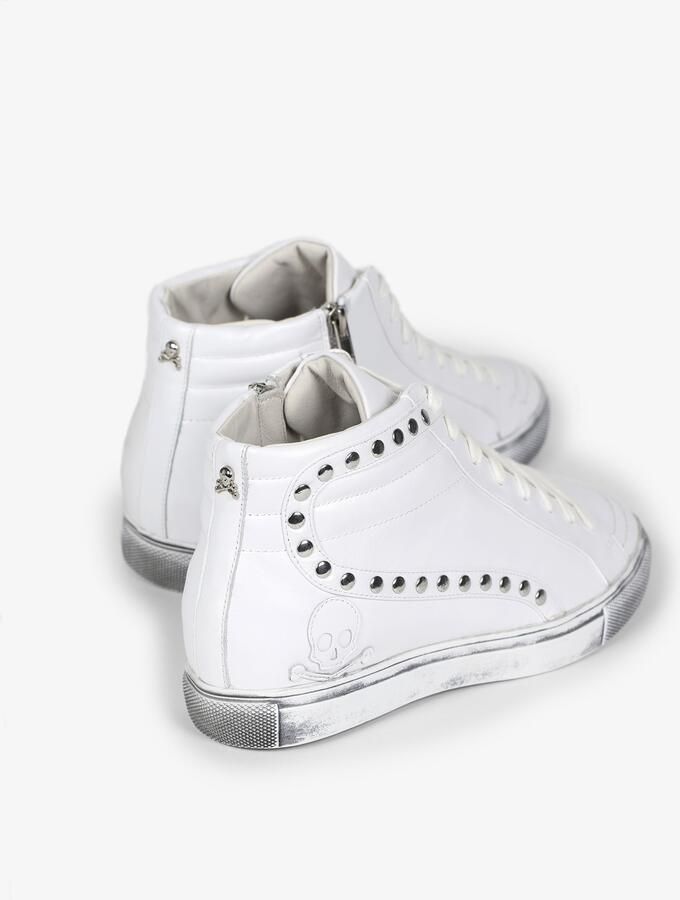Scalpers Sneakers hoog wit - Foto 3