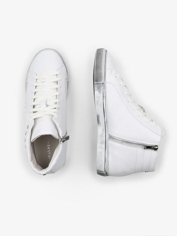 Scalpers Sneakers hoog wit - Foto 4