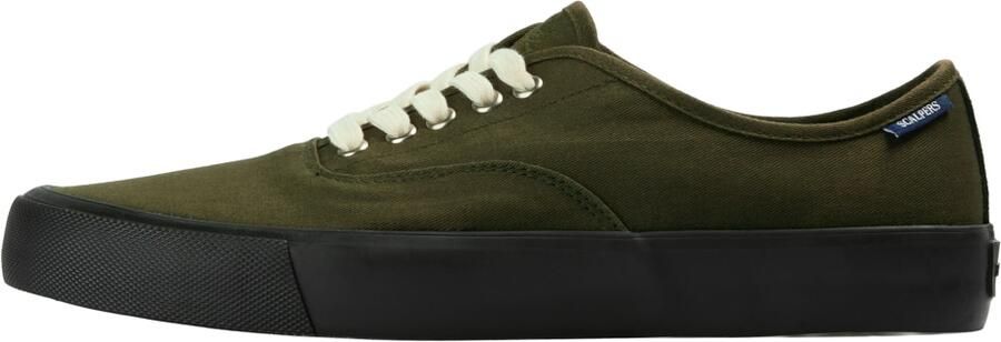Scalpers Sneakers laag ' groen kaki