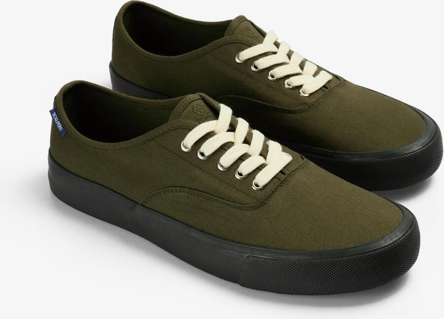 Scalpers Sneakers laag ' groen kaki - Foto 2