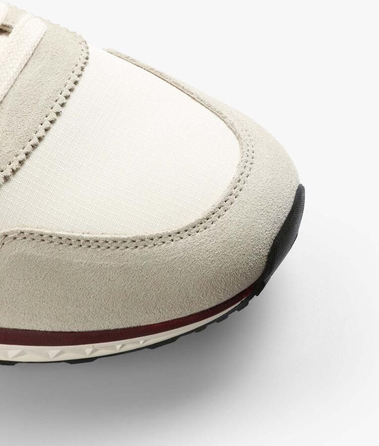 Scalpers Sneakers laag 'Harry' lichtgrijs donkergroen offwhite - Foto 2
