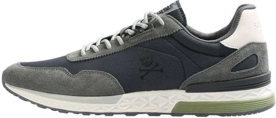 Scalpers Sneakers laag 'Nos Scharry' marine donkergrijs