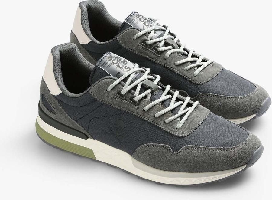 Scalpers Sneakers laag 'Nos Scharry' marine donkergrijs - Foto 3